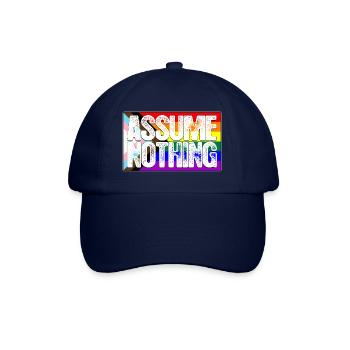 Angenommen Nichts LGBTQ Progress Pride Flagge - Baseballkappe - Blau/Blau - Vorne