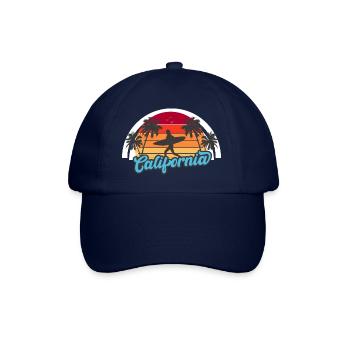 California Vintage Summer Design - Baseball Cap - blue/blue - Front