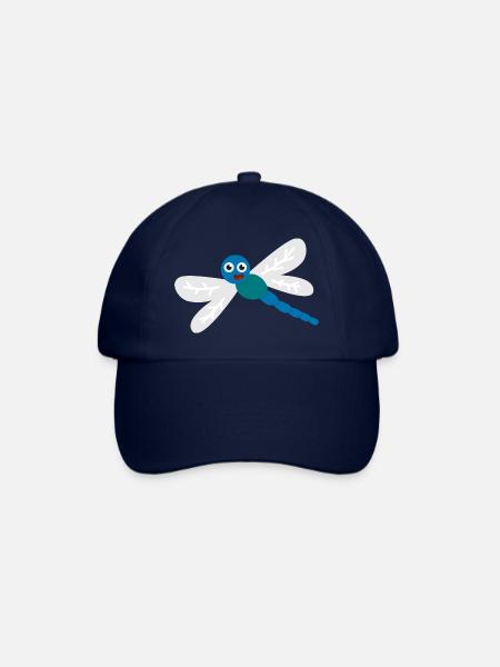 Libelle - Baseballkappe - Blau/Blau