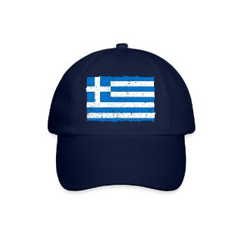 greek flag - Baseball Cap - blue/blue - Front