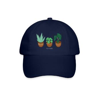 plant lover plant love - Baseball Cap - blue/blue - Front