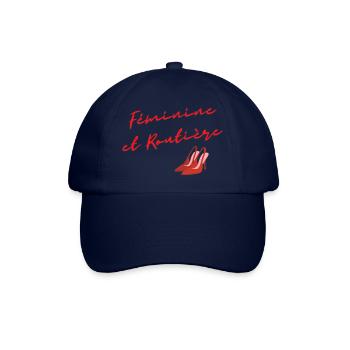 Féminine et Routière - Casquette classique - bleu/bleu - Devant