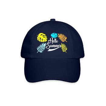 Hello Summer - Baseballkappe - Blau/Blau - Vorne