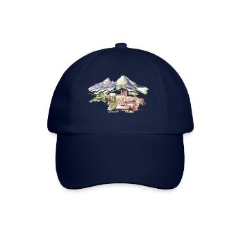 Berchtesgaden Berg Watzmann - Baseballkappe - Blau/Blau - Vorne