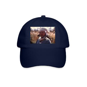 Retro Egypt Man - Baseballkappe - Blau/Blau - Vorne