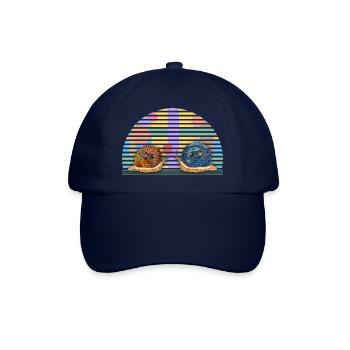 Schnecken - Baseballkappe - Blau/Blau - Vorne