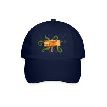 Willkommen am See Spooky Halloween Comic Style - Baseball Cap - blue/blue - Front
