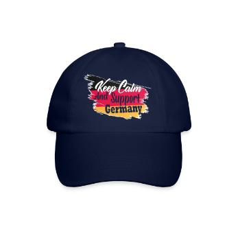 garder son calme et soutenir l’Allemagne - Casquette classique - bleu/bleu - Devant