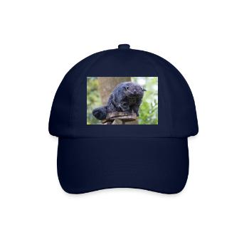 Binturong also bearcat Marderbär Arctictis - Baseball Cap - blue/blue - Front
