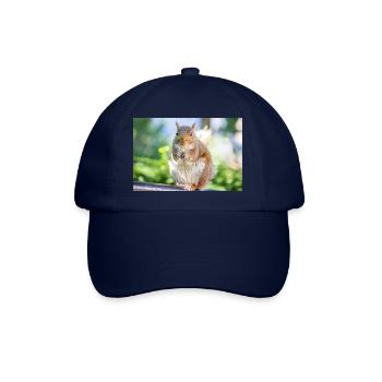 Essen Grauhörnchen Grauhörnchen Sciurus carolin - Baseballkappe - Blau/Blau - Vorne