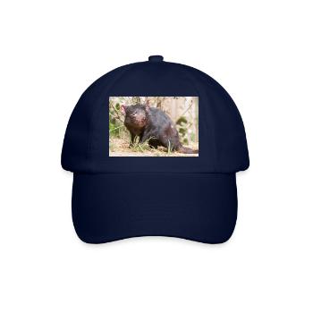 Tasmanian Devil (in german Beutelteufel) - Baseball Cap - blue/blue - Front