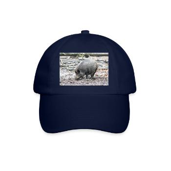 Wildschwein Sus scrofa - Baseballkappe - Blau/Blau - Vorne