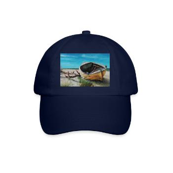Riding the Waves: The Adventure of the Open Sea - Baseball Cap - blue/blue - Front