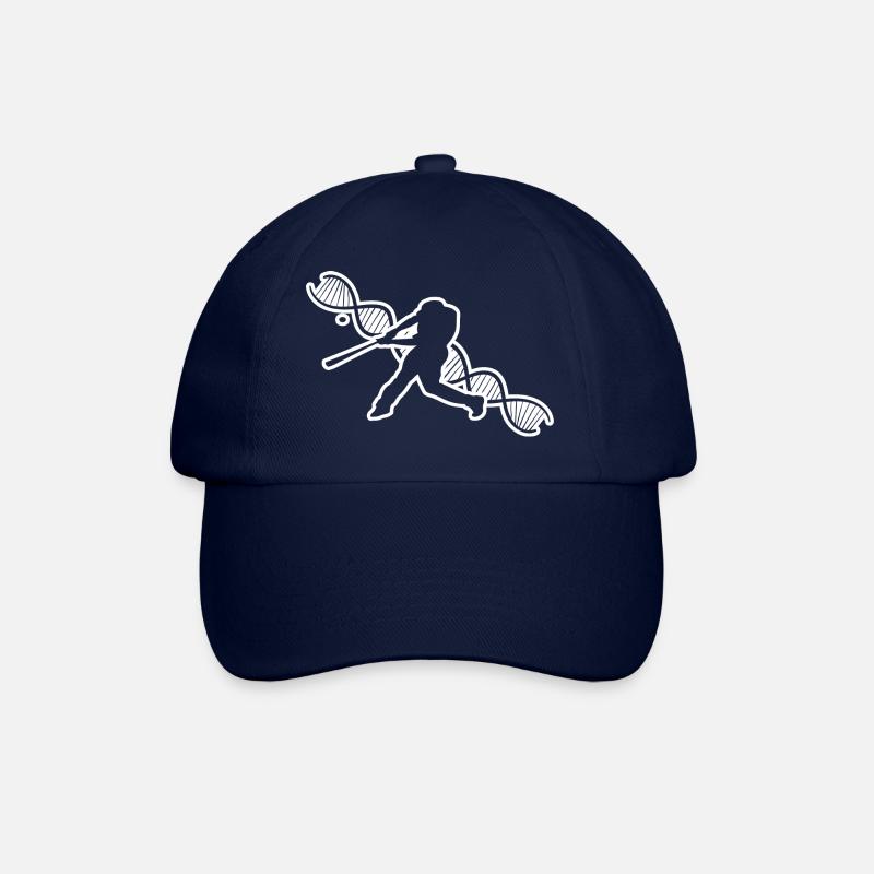 Baseball Baseballspieler Baseballteam Baseballer - Baseballkappe - Blau/Blau