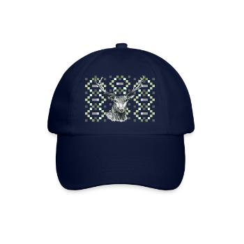 Deer - Baseball Cap - blue/blue - Front