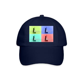 Voilier pop art - Casquette classique - bleu/bleu - Devant