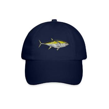 thon à nageoires jaunes pêche sportive pêcheur ahi poisson - Casquette classique - bleu/bleu - Devant