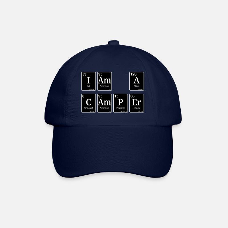 Je suis campeur - Casquette classique - bleu/bleu