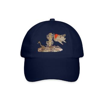 Puppenbrunnen Erkelenz, 41812 Kreis Heinsberg, NRW - Baseball Cap - blue/blue - Front