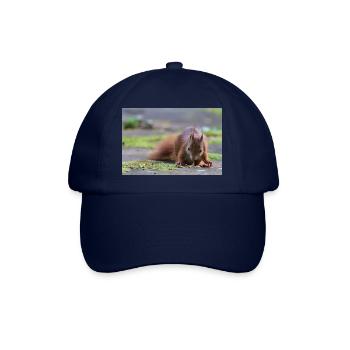 Eichhörnchen - Baseballkappe - Blau/Blau - Vorne