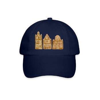 Lebkuchenhäuser Amsterdam gingerbred house xmas - Baseballkappe - Blau/Blau - Vorne