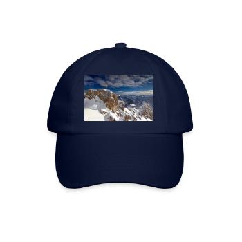 Zugspitze summit cross - Baseball Cap - blue/blue - Front