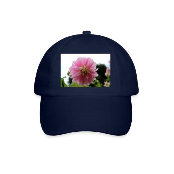 Dahlia rose rose fleur, fleur - Casquette classique - bleu/bleu - Devant