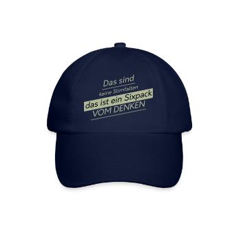 witzige Geschenkidee - Baseballkappe - Blau/Blau - Vorne