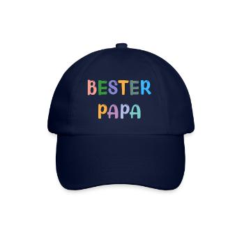 Bester Papa! - Baseballkappe - Blau/Blau - Vorne