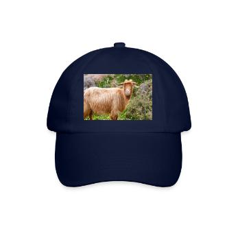 Chèvre de montagne dans le parc national Λίμνη Συμπ - Casquette classique - bleu/bleu - Devant