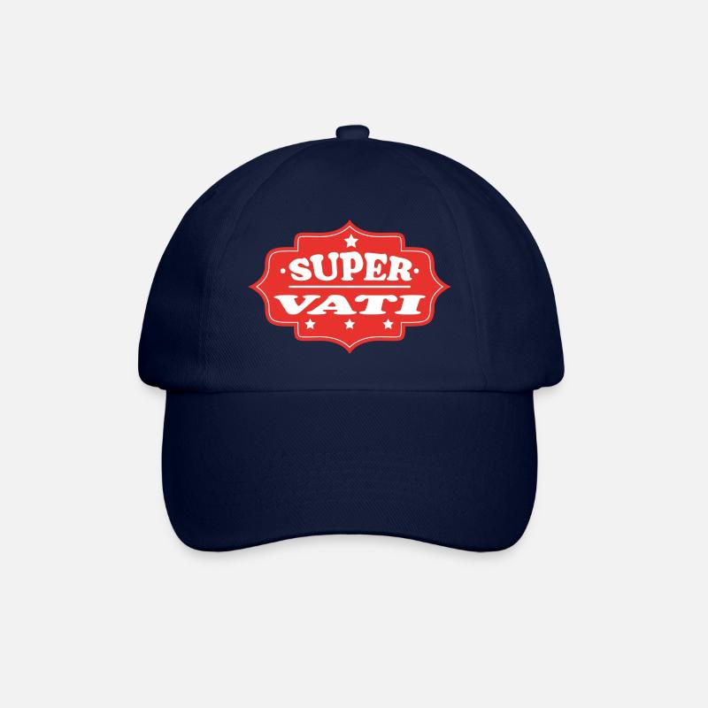 SUPER VATI - Baseballkappe - Blau/Blau