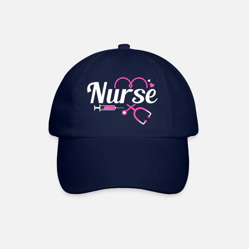 Infirmière Infirmière Infirmière - Casquette classique - bleu/bleu