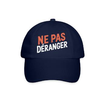 Ne pas déranger - Casquette classique - bleu/bleu - Devant