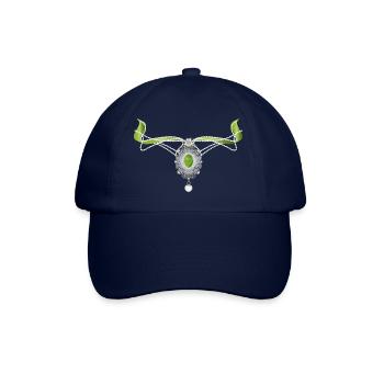 Motif de collier élégant embelli dans un style traditionnel - Casquette classique - bleu/bleu - Devant