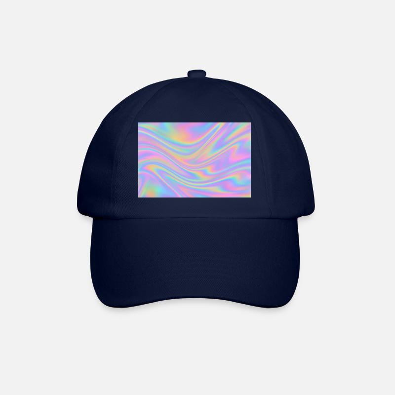 Holographic design - Baseball Cap - blue/blue