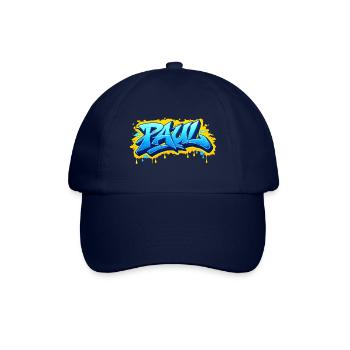 Graffiti  PAUL Prénom cadeau idéal imprimable  - Casquette classique - bleu/bleu - Devant