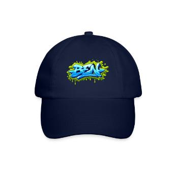Graffiti BEN Prénom cadeau idéal imprimable sur t- - Casquette classique - bleu/bleu - Devant