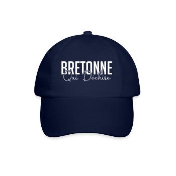 Bretonne Qui Déchire Région France Bretagne Humour - Casquette classique - bleu/bleu - Devant