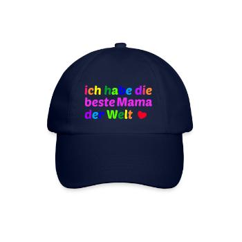 Ich habe die beste Mama der Welt - Baseballkappe - Blau/Blau - Vorne