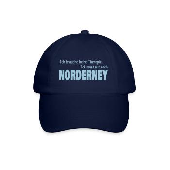 Therapie NORDERNEY - Baseballkappe - Blau/Blau - Vorne