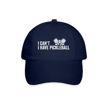 I Can't I Have Pickleball - Pickleball Gift - Casquette classique - bleu/bleu - Devant