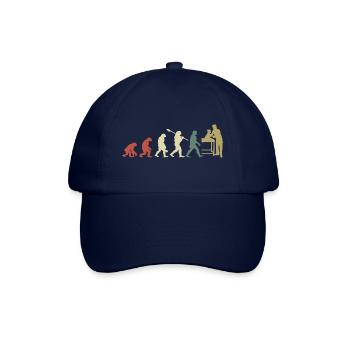 Veterinary Evolution Geschenk für Tierärzte - Baseballkappe - Blau/Blau - Vorne