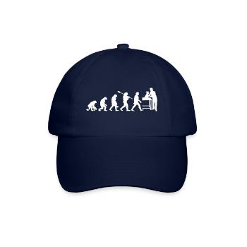 Veterinary Evolution Geschenk für Tierärzte - Baseballkappe - Blau/Blau - Vorne