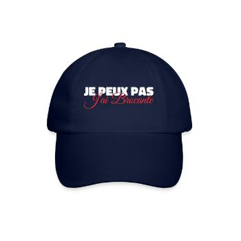 Je m'énerve pas, je t'explique - Casquette classique - bleu/bleu - Devant