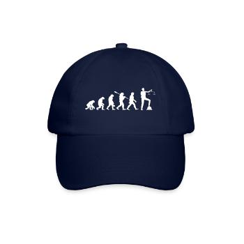 Evolution der Anwälte Humor Rechtsanwalt - Baseballkappe - Blau/Blau - Vorne