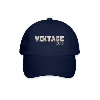 Jahrgang 2013 Original 2013 Retro 2013 Geschenk 2013 - Baseballkappe - Blau/Blau - Vorne