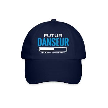 Futur Danseur Idée Cadeau Danseur - Casquette classique - bleu/bleu - Devant