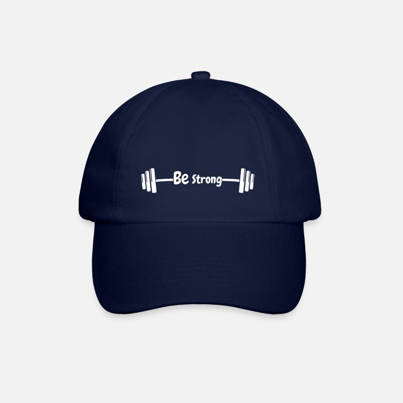 Sei stark - Baseballkappe - Blau/Blau