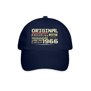 August 1966 - Born August 1966 Built August 1966 - Baseball Cap - blue/blue - Front