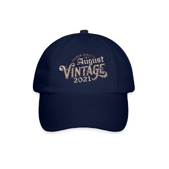 Gift August 2021 Birthday August 2021 August - Baseball Cap - blue/blue - Front